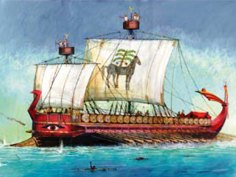 Корабли древних финикийцев